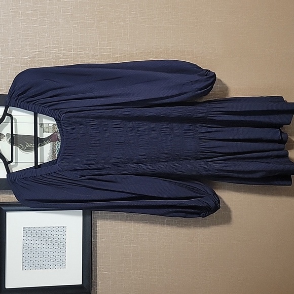 Ganni Ecovero Ripstop Dress (SZ 36) - Picture 4 of 12